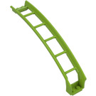 LEGO Lime Jernbane 2 x 16 x 6 Sløjfe med 3.2 Shaft (26560)