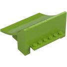 LEGO Lime Ramp 8 x 8 x 4 Curved Stuntz (75538)