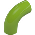 LEGO Lime Pyöreä Palikka Elbow 90 Degree Bend (25214)