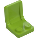 LEGO Lime Seat 2 x 2 without Sprue Mark (4079)