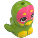 LEGO Lime Sitting Bird with Pink and Yellow (106070)