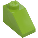 LEGO Lime Slope 1 x 2 (45°) (3040 / 6270)