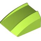 LEGO Lime Slope 1 x 2 x 2 Curved (28659 / 30602)