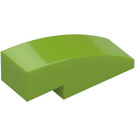 LEGO Lime Slope 1 x 3 Curved (50950)