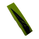 LEGO Lime Slope 1 x 4 Curved with Black Line, Dark Green and Dark Purple Scales (Model Right) Sticker (11153)