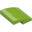 LEGO Lime Slope 2 x 2 Curved (15068)