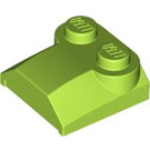 LEGO Lime Slope 2 x 2 x 0.7 Curved without Curved End (41855)