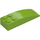 LEGO Lime Slope 2 x 6 Curved (44126)