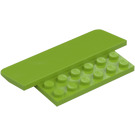 LEGO Lime Slope 8 x 5 x 0.7 Ramp  (75539)