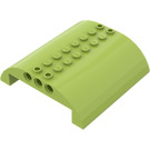 LEGO Lime Slope 8 x 8 x 2 Curved Double (54095)