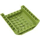 LEGO Lime Slope 8 x 8 x 2 Curved Inverted Double (54091)