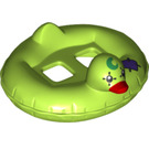 LEGO Lime Swimming Ring with Ducks Head (36285)