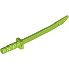 LEGO Limette Schwert mit Square Guard und Capped Pommel (Shamshir) (21459)