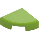 LEGO Lime Tile 1 x 1 Fjerdedel Sirkel (25269 / 84411)