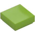 LEGO Citron Vert Tuile 1 x 1 avec rainure (3070 / 30039)