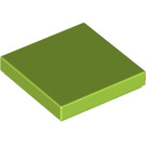 LEGO Lime Tile 2 x 2 with Groove (3068)