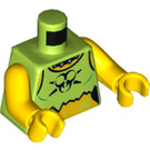 LEGO Lime Toxikita Minifig Torso (973 / 76382)