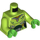 LEGO Limoen Toxikita met armor Minifig Torso (973 / 76382)