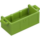 LEGO Lime Treasure Chest Bottom with Slots (4738 / 54195)