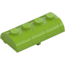 LEGO Lime Treasure Chest Lid 2 x 4 with Thick Hinge (4739 / 29336)