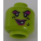 LEGO Limette Wacky Witch Kopf (Einbau-Vollbolzen) (3626)
