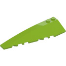 LEGO Lime Wedge 10 x 3 x 1 Double Rounded Left (50955)