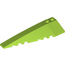 LEGO Lime Wedge 10 x 3 x 1 Double Rounded Left (50955)