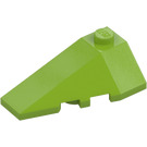 LEGO Lime Wedge 2 x 4 Triple Left (43710)