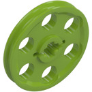 LEGO Lime Wedge Belt Wheel (4185 / 49750)