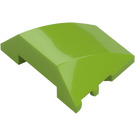 LEGO Lime Wedge Curved 3 x 4 Triple (64225)