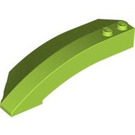 LEGO Lime Wedge Curved 3 x 8 x 2 Right (41749 / 42019)