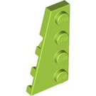 LEGO Lime Wedge Plate 2 x 4 Wing Left (41770)