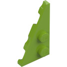 LEGO Lime Wedge Plate 2 x 4 Wing Left (65429)