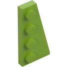 LEGO Lime Kiila Levy 2 x 4 Siipi Oikein (41769)