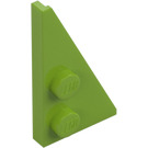 LEGO Lime Wedge Plate 2 x 4 Wing Right (65426)