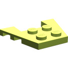 LEGO Lime Wedge Plate 3 x 4 with Stud Notches (28842 / 48183)