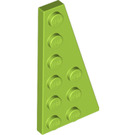 LEGO Limoen Wig Plaat 3 x 6 Vleugel Rechtsaf (54383)