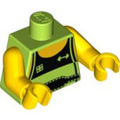 LEGO Citron Vert Weightlifter Torse (973 / 88585)