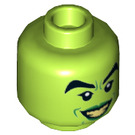 LEGO Lime Wicked Witch Minifigure Head (Recessed Solid Stud) (3626 / 23207)