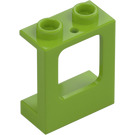 LEGO Lime Fönsterkarm 1 x 2 x 2 med 1 hål i botten (60032)