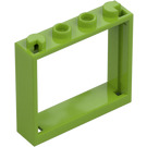 LEGO Citron Vert Cadre de fenêtre 1 x 4 x 3 (60594)