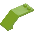 LEGO Lime Frontrute 2 x 5 x 1.3 (6070 / 35271)