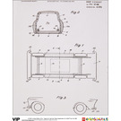 LEGO Limited Edition Print – Page from German Patent Application for Toy Car, 1963 (5006006)