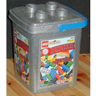 LEGO Limited Edition Silver Brick Bucket Set 3025