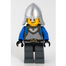 LEGO Lion Knight with Neck Protector, Chain Mail Armor, Blue Arms Minifigure