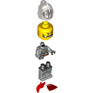 LEGO Lion Noble Plaat Armour Rood Cape Lion Emblem Aan Chest minifiguur