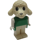 LEGO Lisa Lamb with Green Top Fabuland Figure