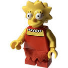 LEGO Lisa Simpson with Skirt with 2 Center Leg Holes Minifigure