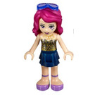 LEGO Livi, Dark Blau Layered Skirt Minifigur