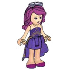 LEGO Livi, Dark Purple Skirt Figurine
